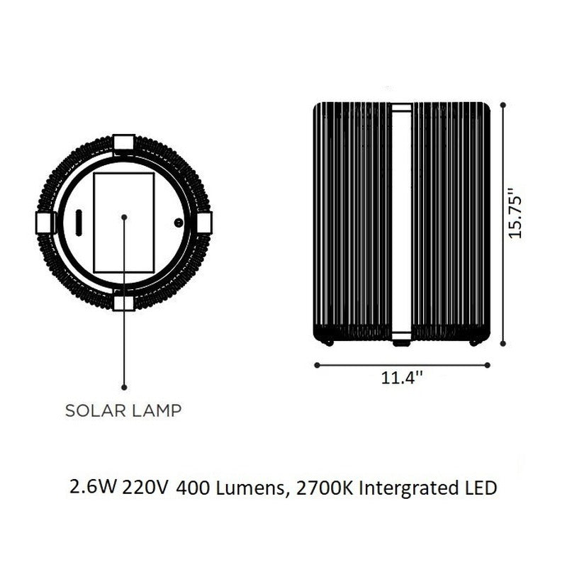 Ropy Table Lamp With Solar Module