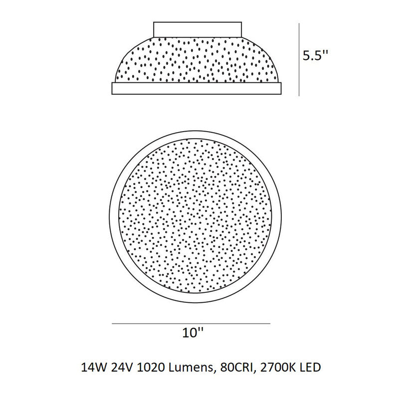 Mesh Space Wall/Ceiling Light