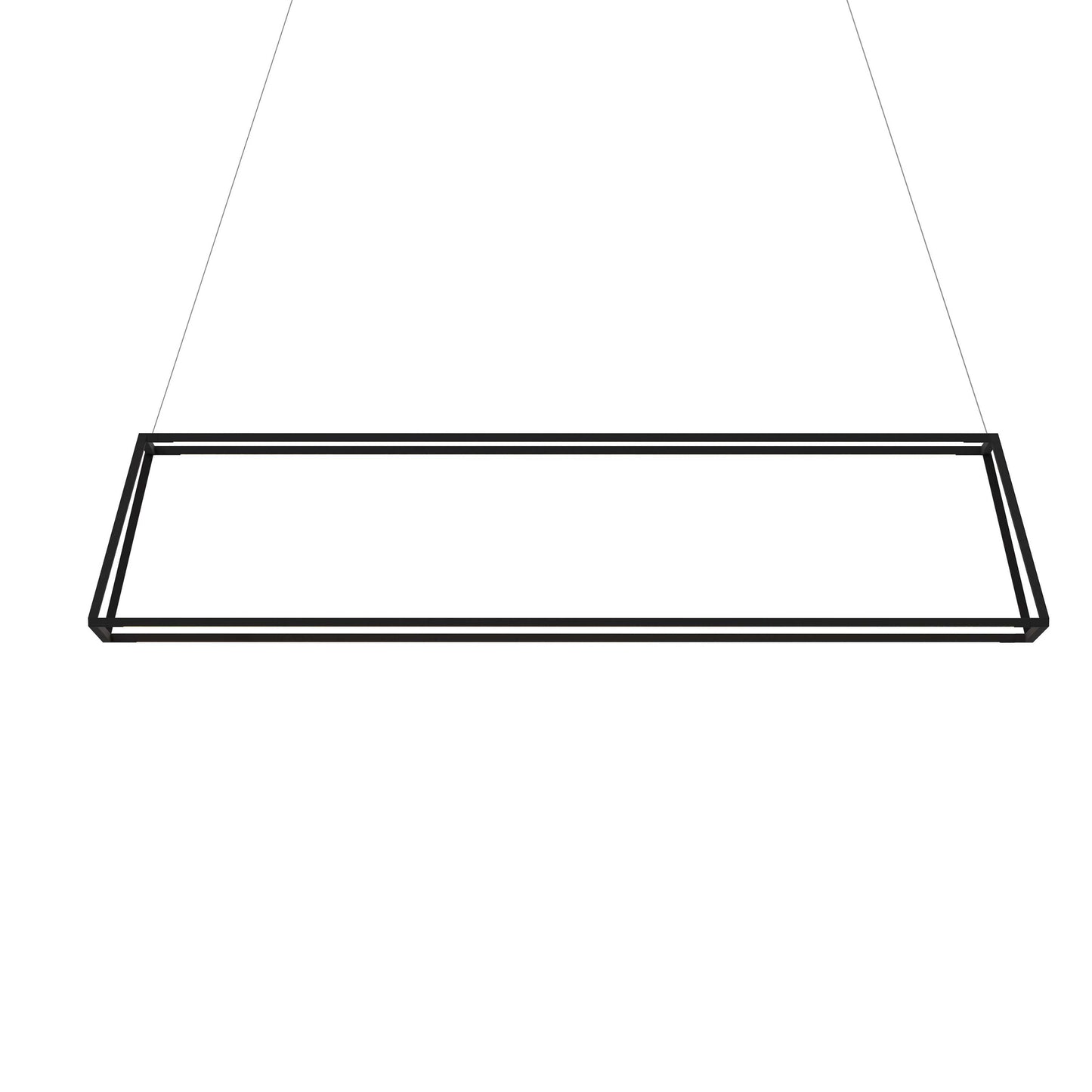 Z-Bar Rise Rectangle Pendant Light