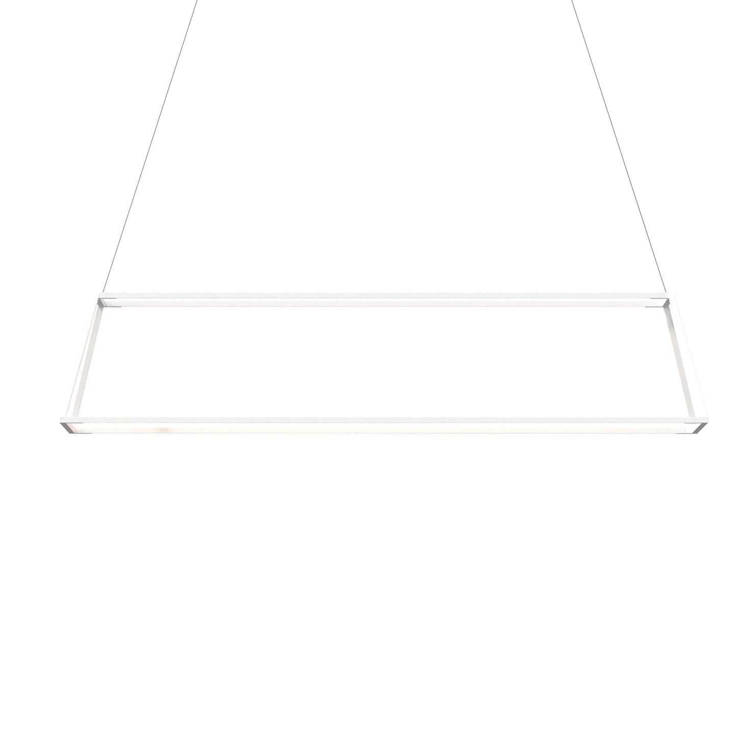 Z-Bar Rise Rectangle Pendant Light
