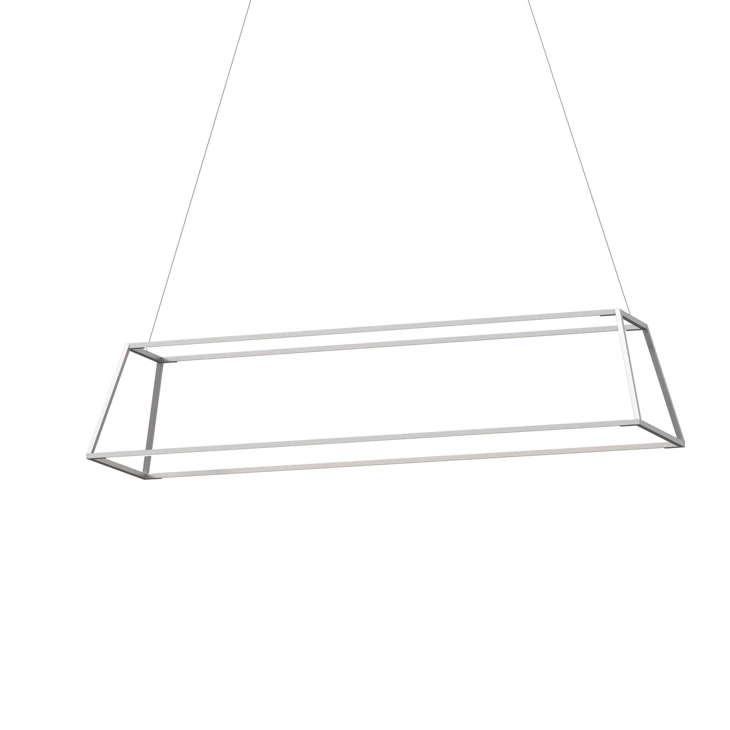 Z-Bar Rise Rectangle Pendant Light