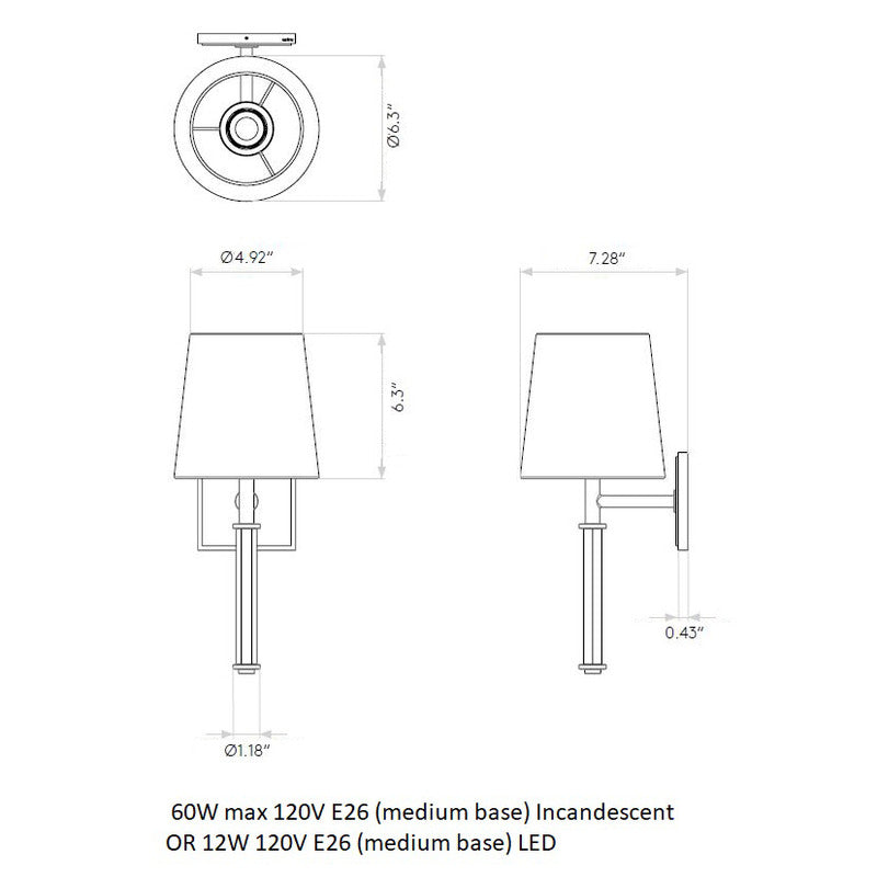 Delphi Wall Sconce