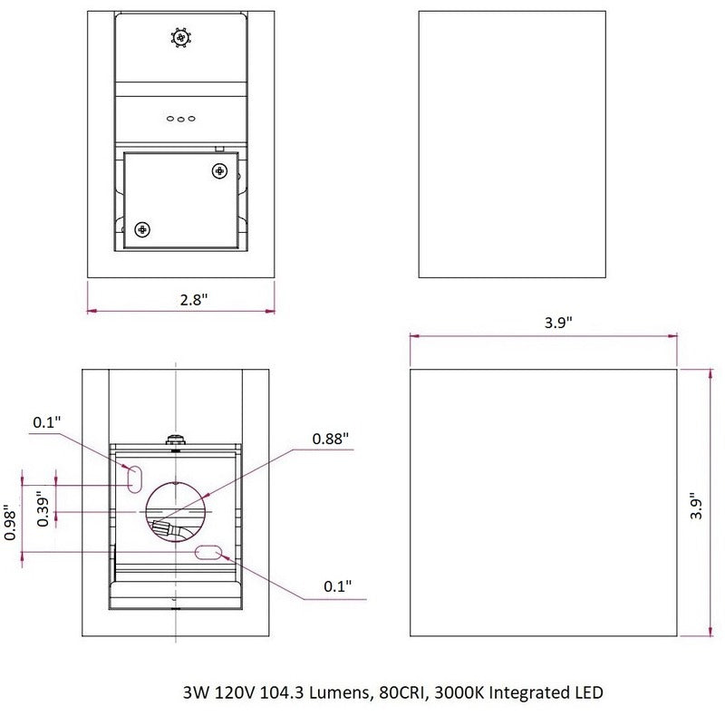 Parma LED Wall Sconce