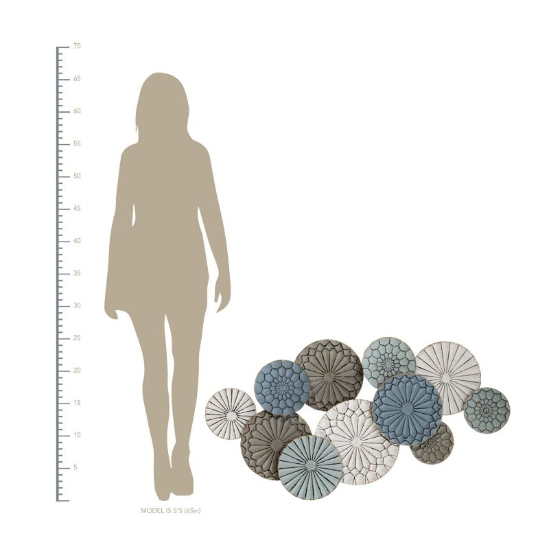 Boho-Inspired Metal Plates Wall Decor - Novus Decor Wall Decor