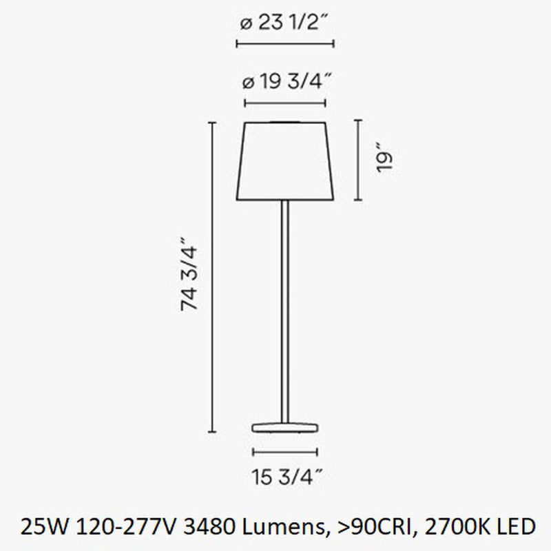 Wind Outdoor Floor Lamp