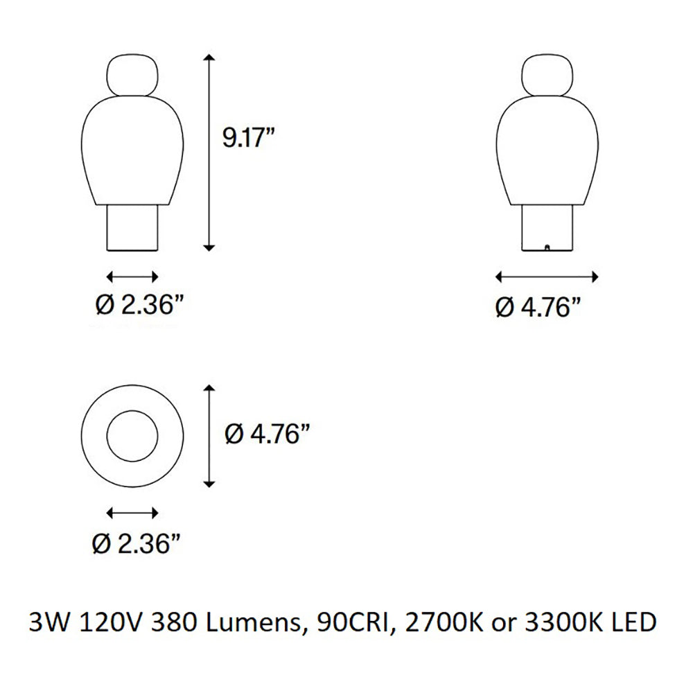 Easy Peasy Dome Table Lamp