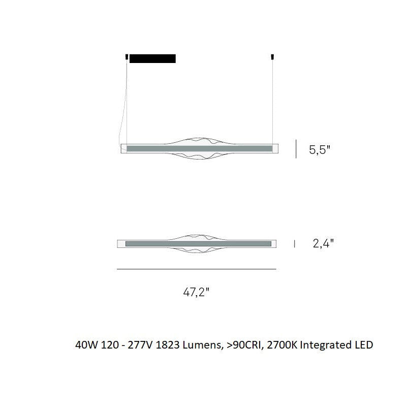 Dune LED Suspension Light