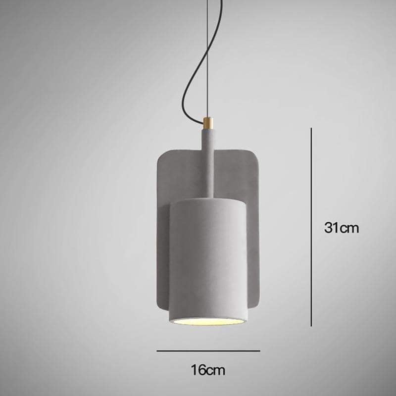 Runa Cement Industrial Pendant Light