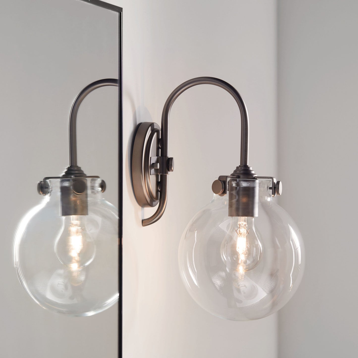 Congress Sconce - Clear Glass