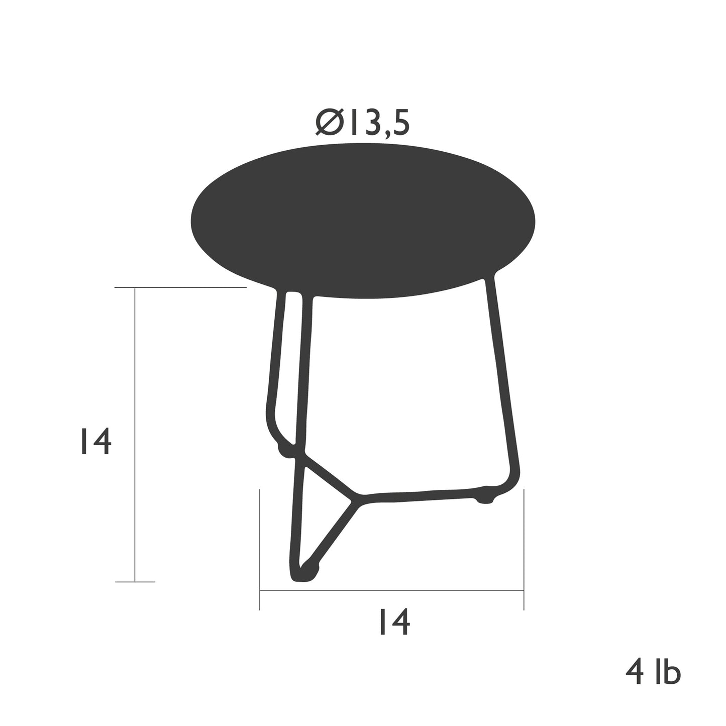 Cocotte Small Side Table/ Stool