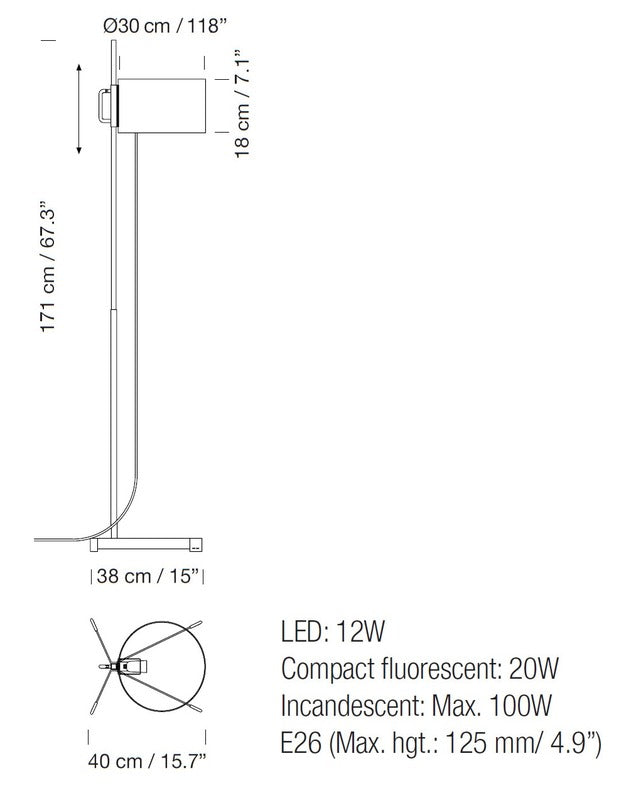 TMC Adjustable Floor Lamp