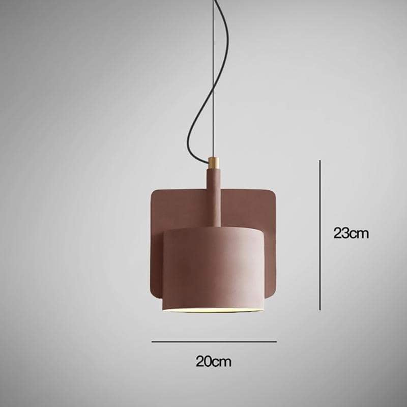 Runa Cement Industrial Pendant Light