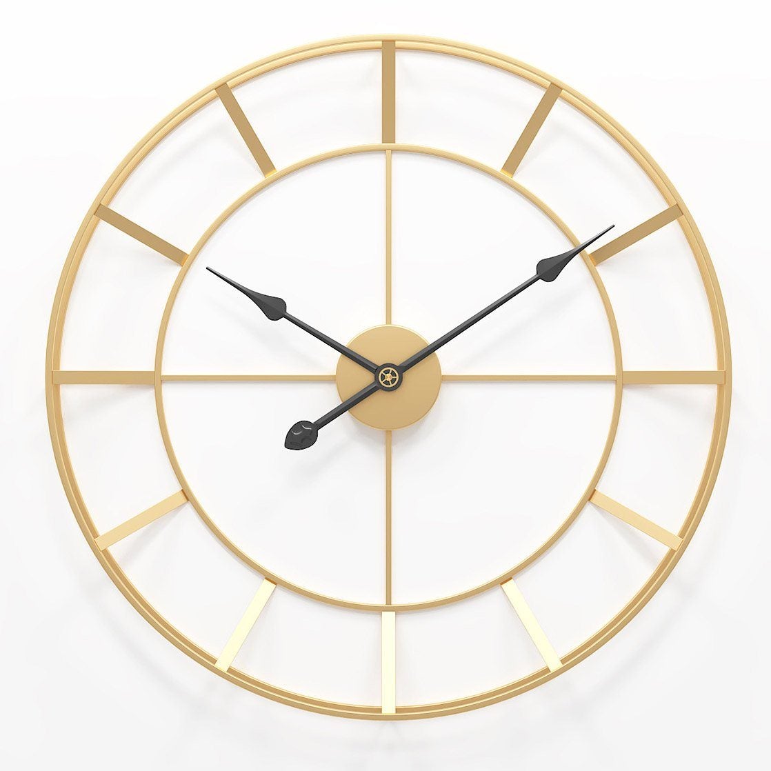 Minimalism Oversized Gold Clock