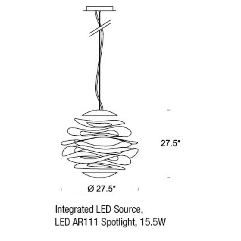 Buckle Pendant Light