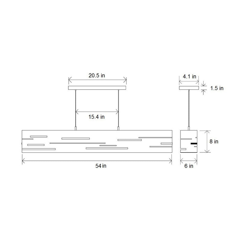 Aeris Linear Pendant Light