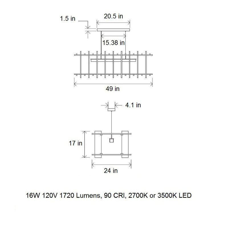 Arca Linear Pendant Light