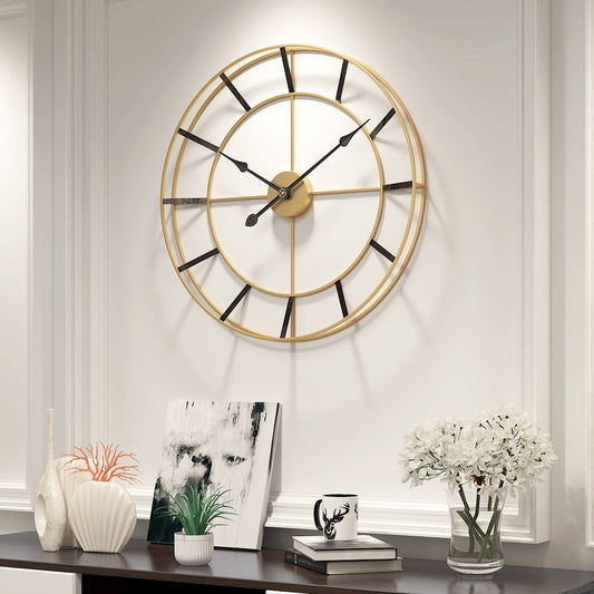 Minimalism Oversized Gold Clock