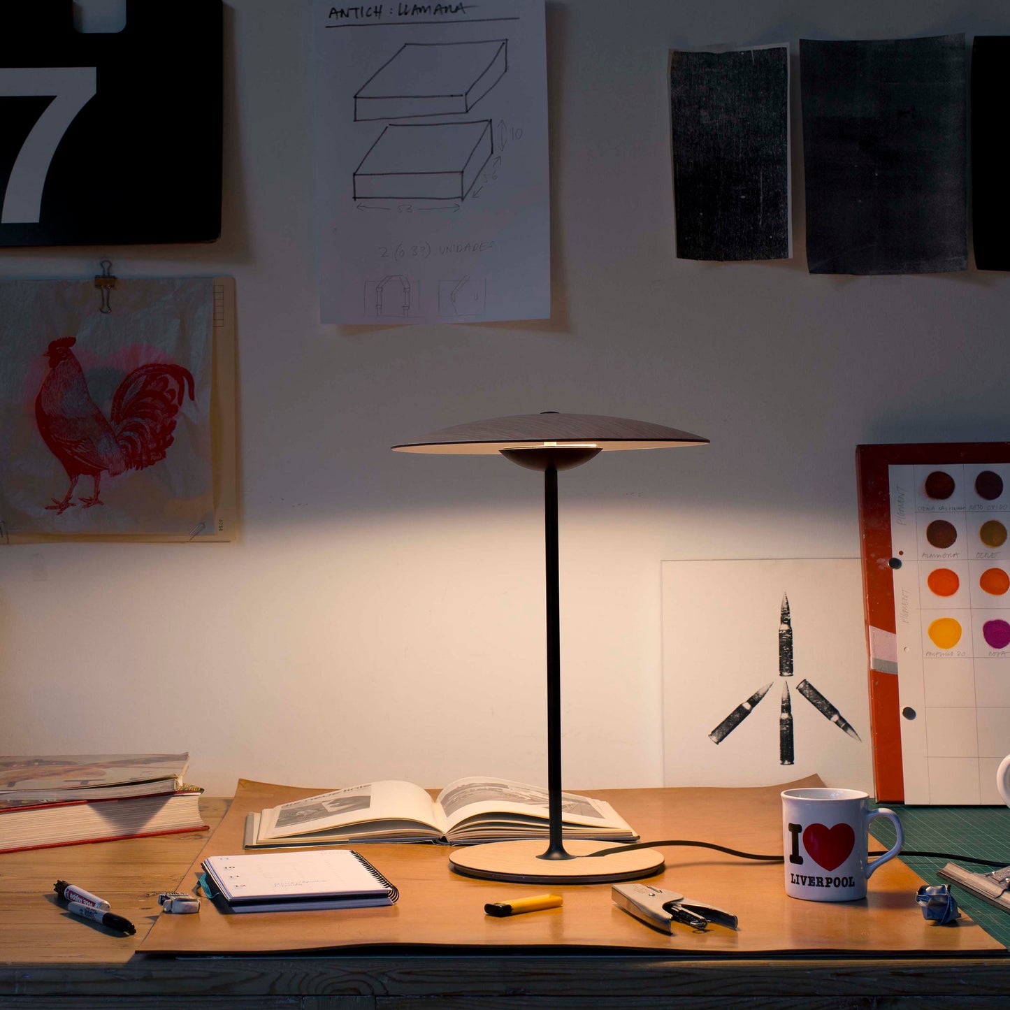 LED Ginger Table Lamp