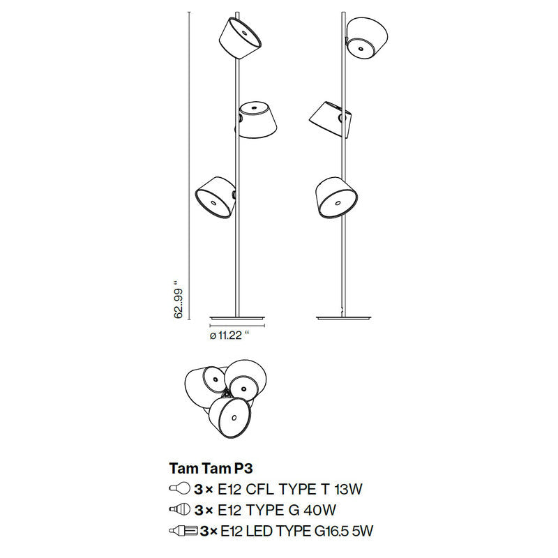 Tam Tam P3 - Floor Lamp