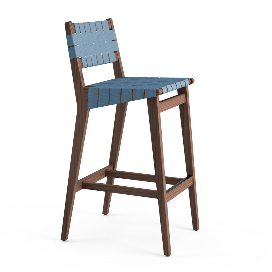 Risom Stool with Webbed Seat and Back