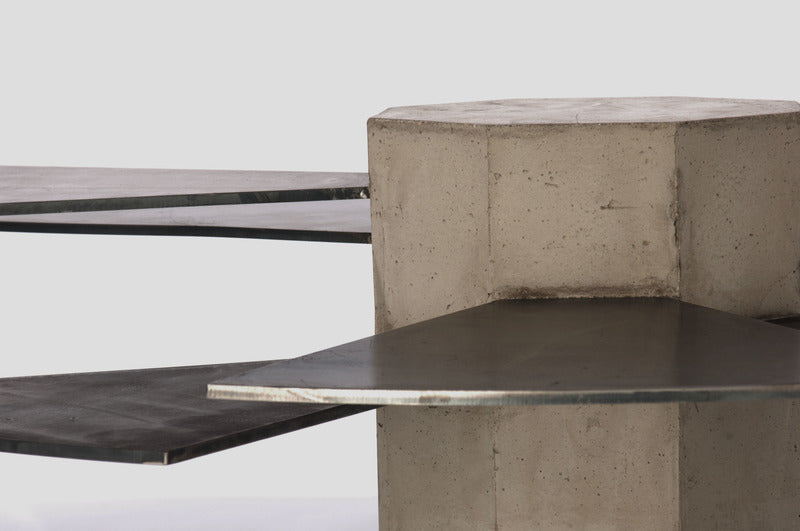 Steel Fan Coffee Table