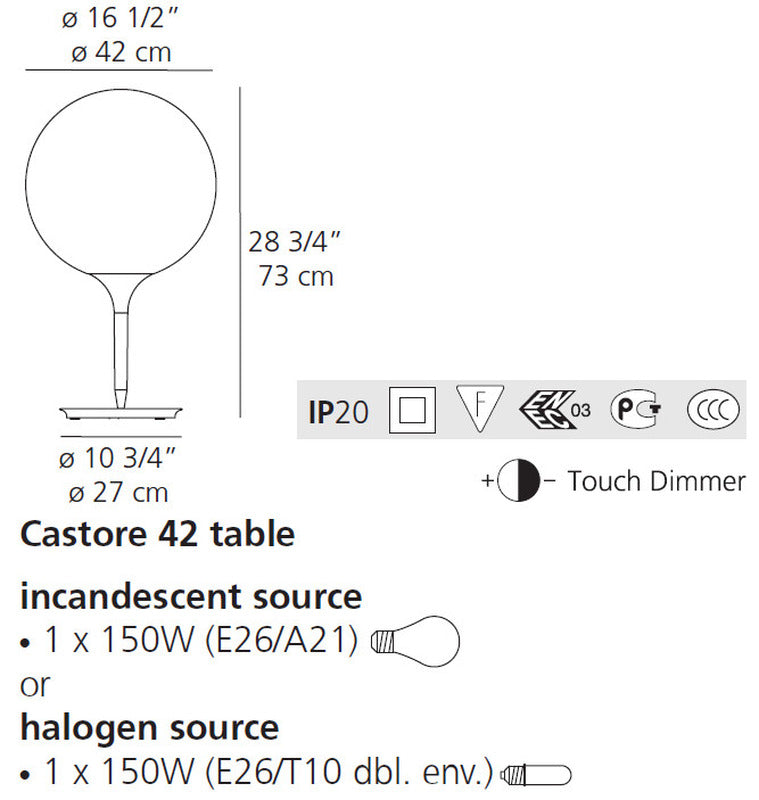 Castore Table Lamp