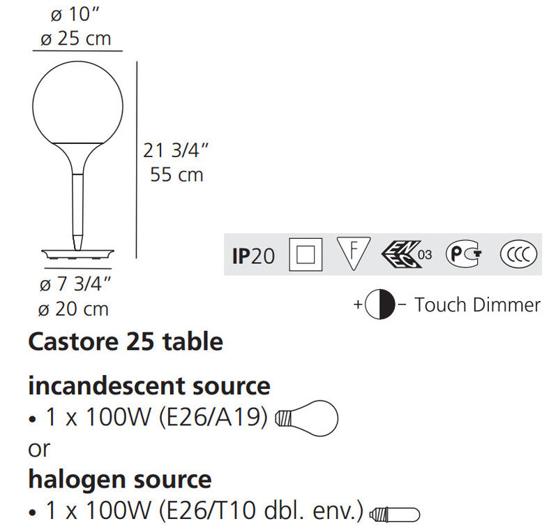 Castore Table Lamp