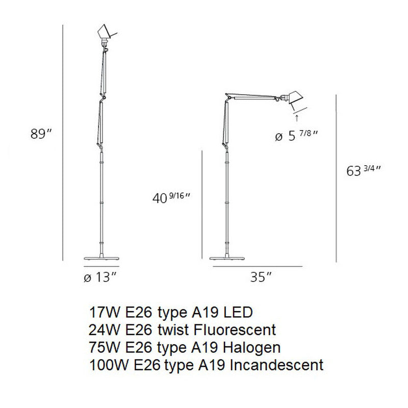Tolomeo Classic Floor Lamp