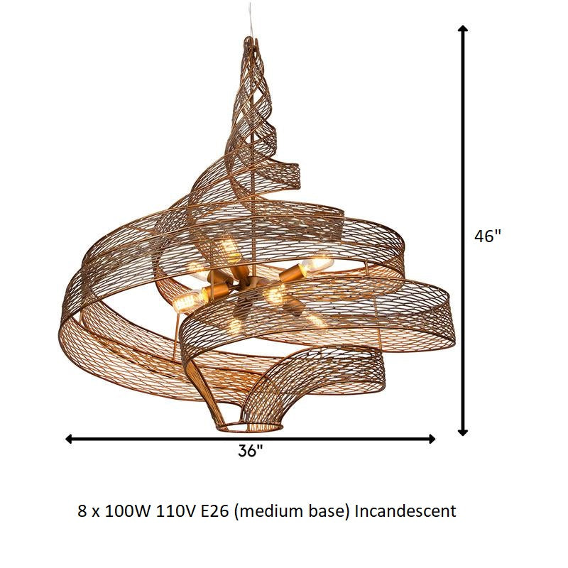 Flow Swirl Large Pendant Light