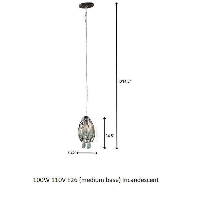 Area 51 One Light Mini Pendant Light