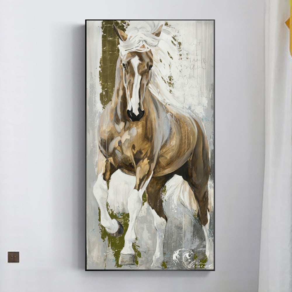 Horse Canvas Painting - Novus Decor Wall Decor