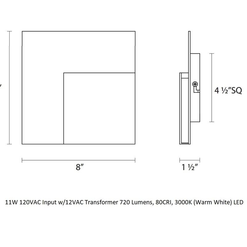 Corner Eclipse Wall Light