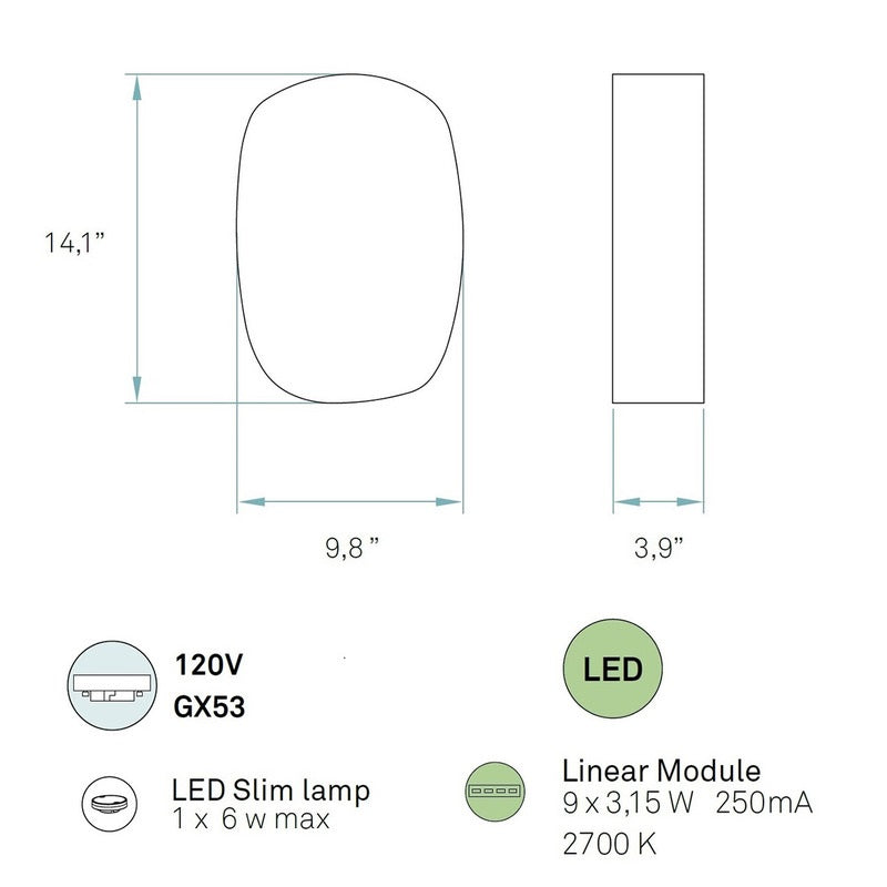 Guijarro G5 Wall Sconce