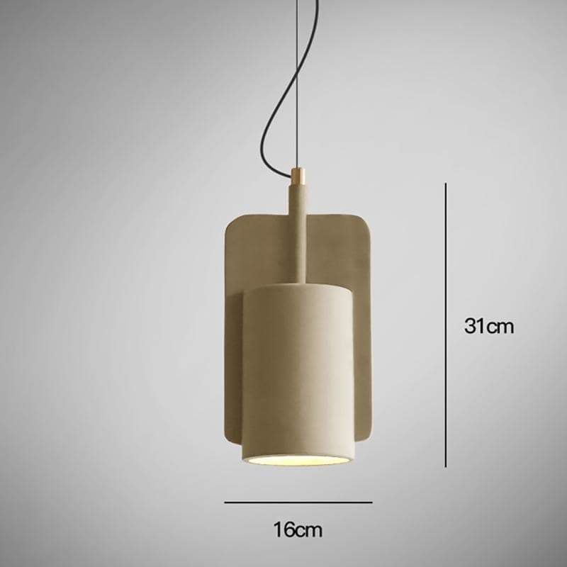 Runa Cement Industrial Pendant Light