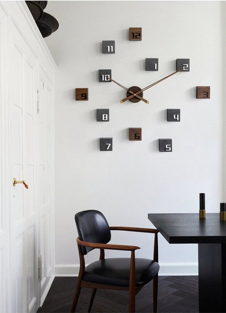 Square Modern Wooden Wall Clock - Novus Decor Wall Decor