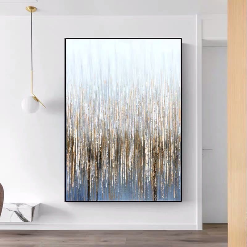 Large Modern Art Oil Painting on Canvas - Mystic Forest - Novus Decor Wall Decor