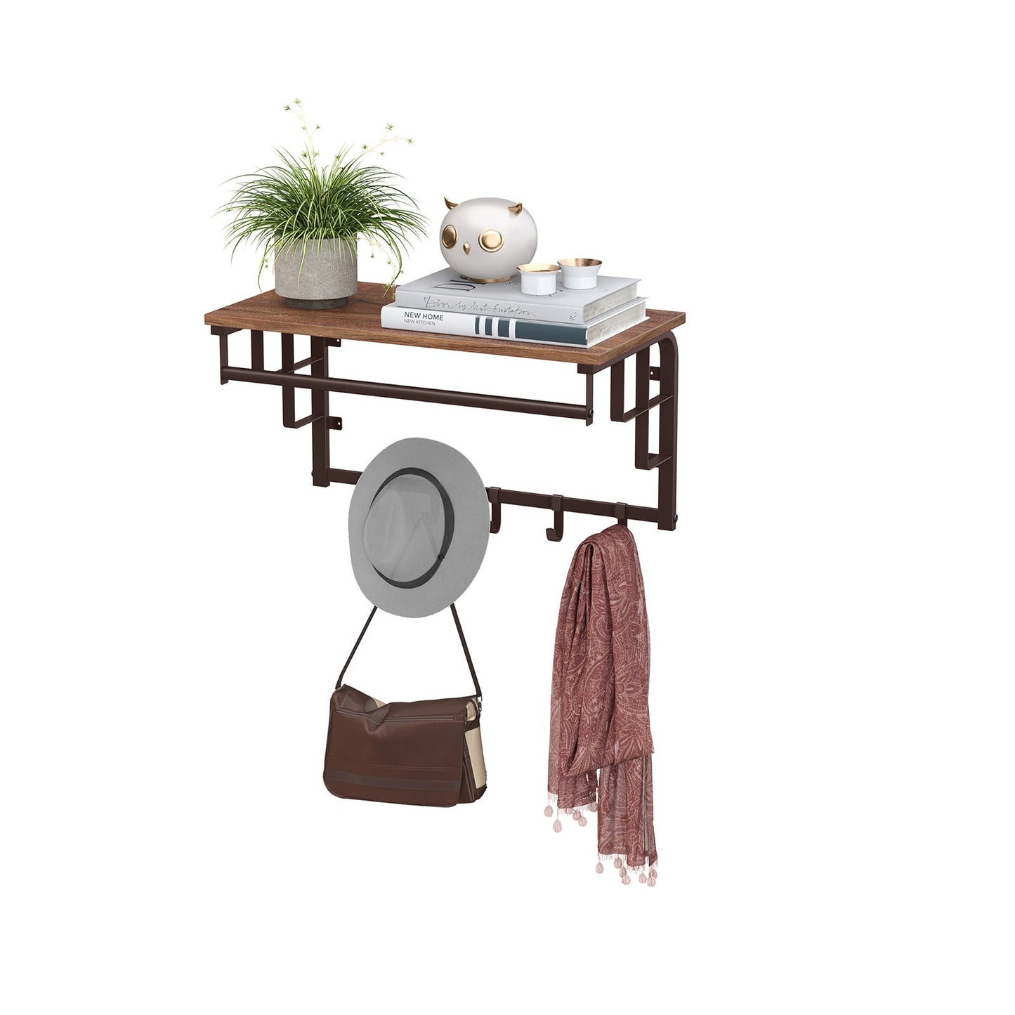 Wall-Mounted Coat Rack