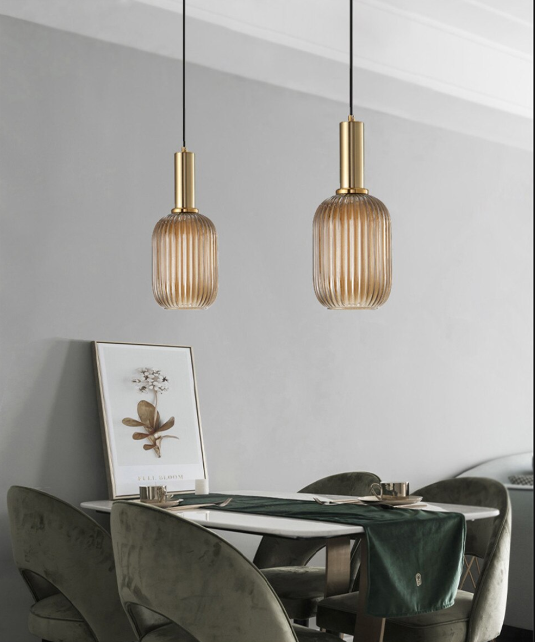 Koara I Modern Glass Pendant Light