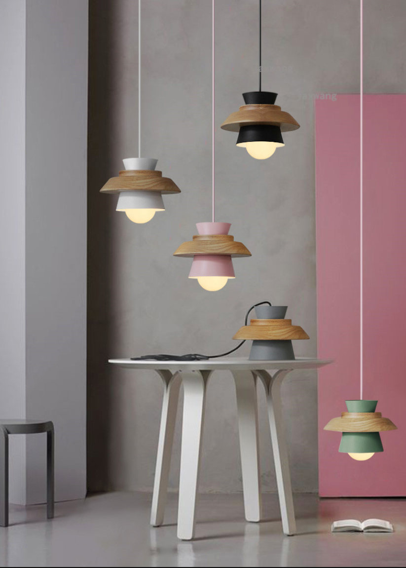 Rae Nordic Wooden Pendant Light
