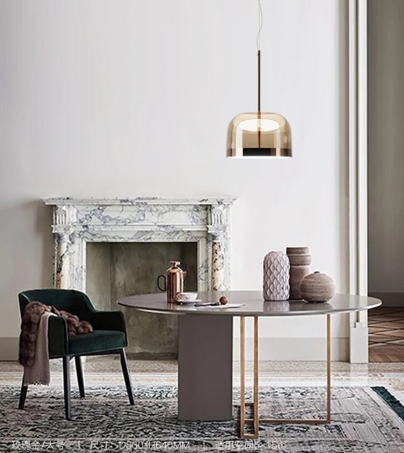 Oara Glass Modern Pendant Light