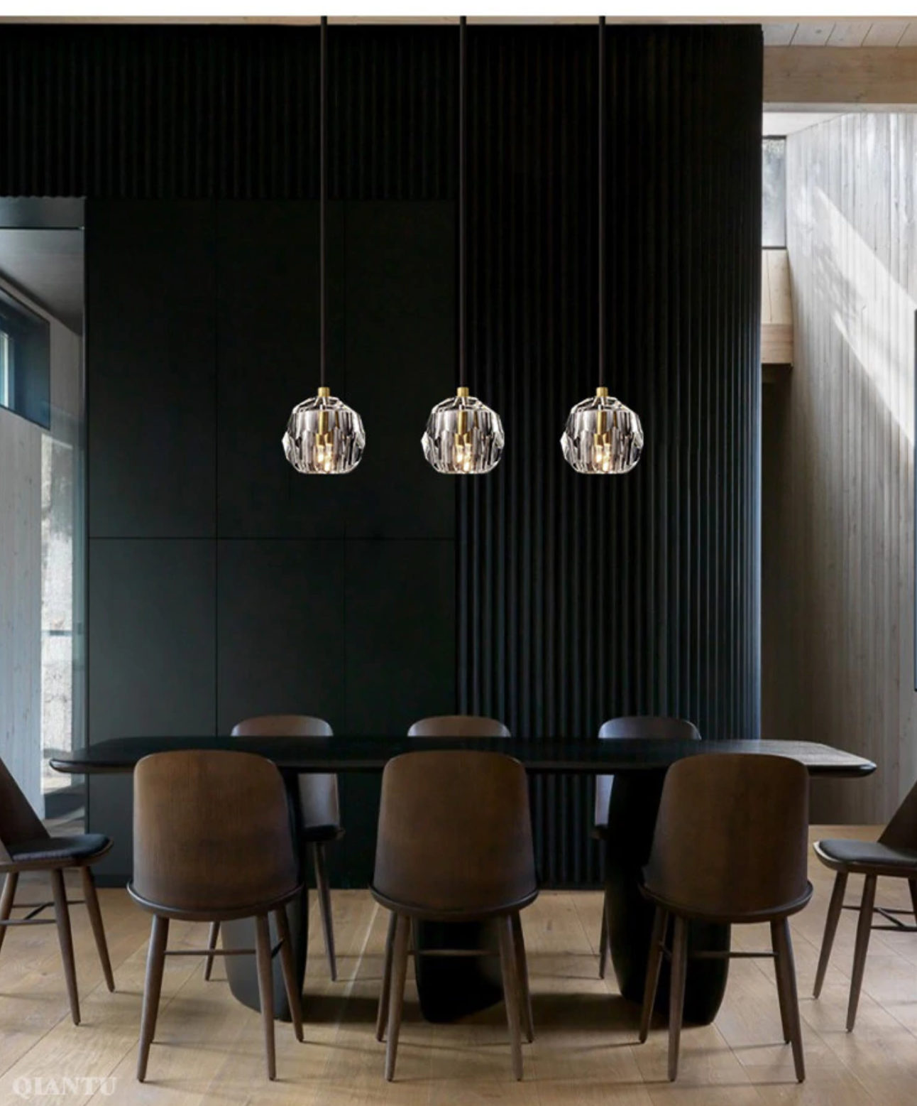 Gerni 3D Glass Pendant Light