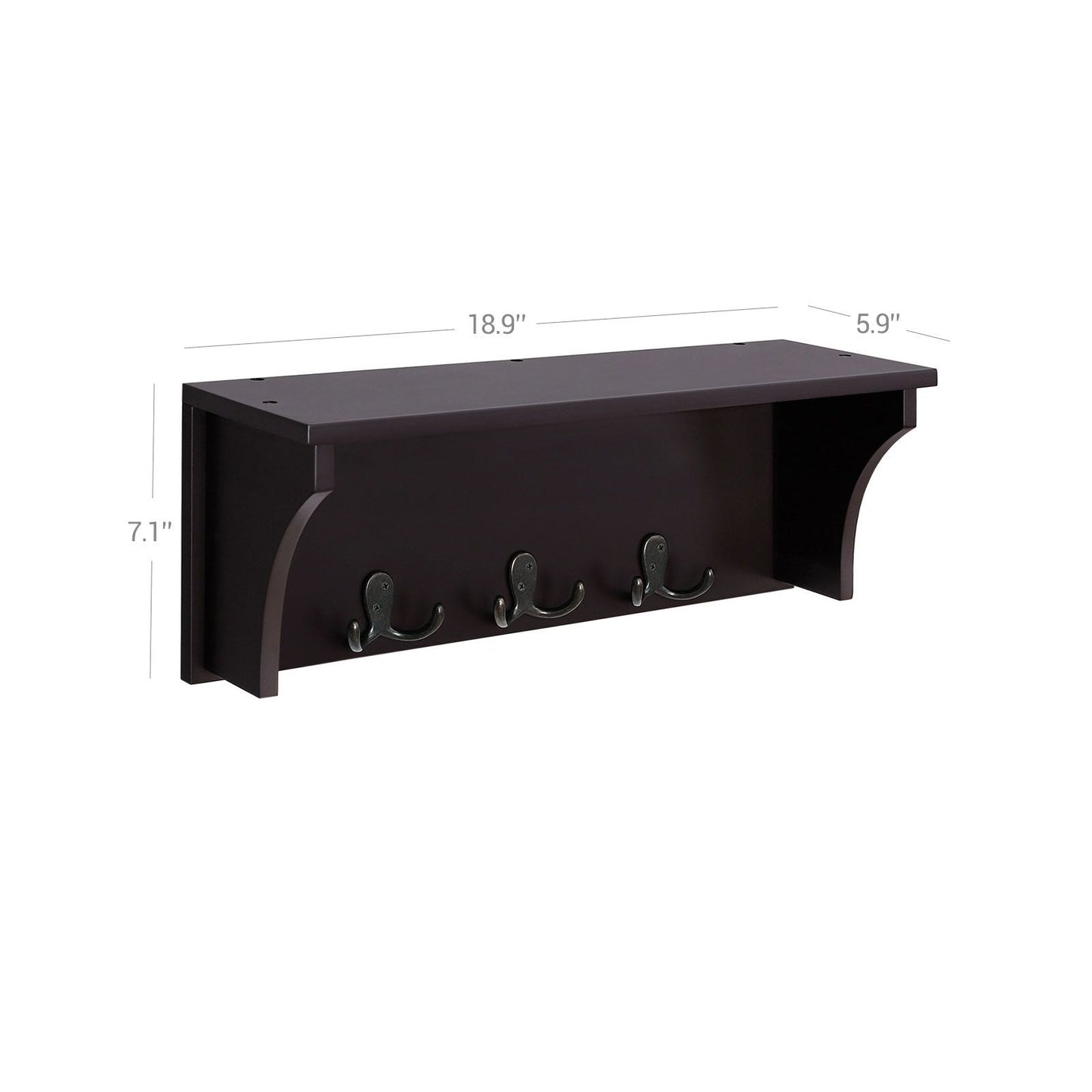 Wall Mounted Entryway Shelf