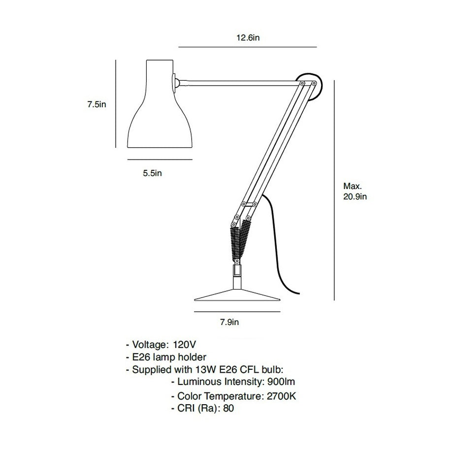 Type 75 Desk Lamp - Paul Smith - Edition 2