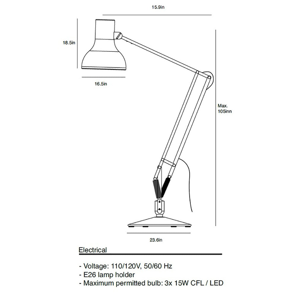Type 75 Giant Floor Lamp
