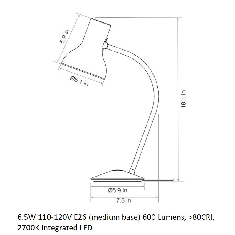 Type 75 Mini Table Lamp