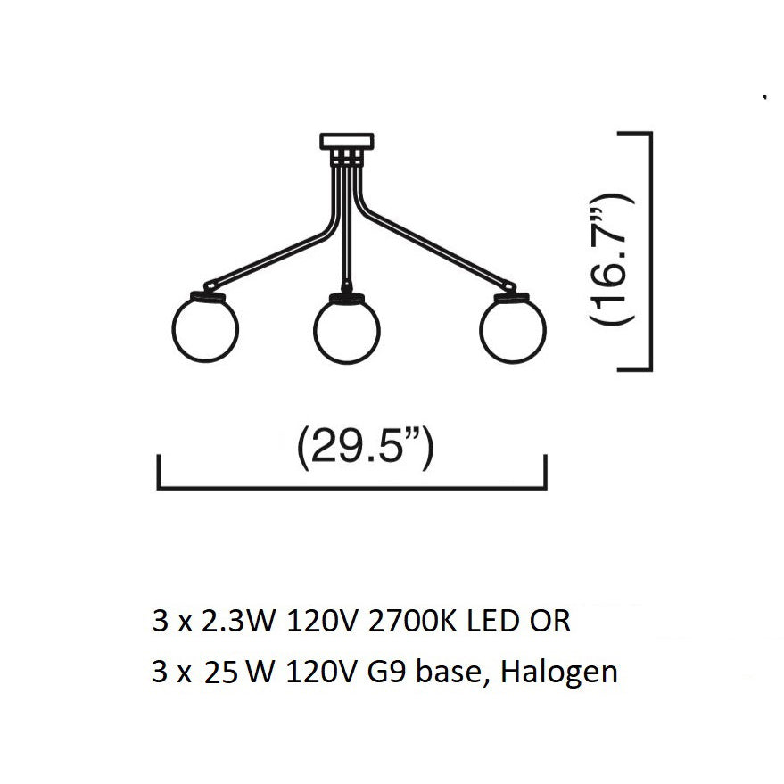 Array Opal Pendant Light