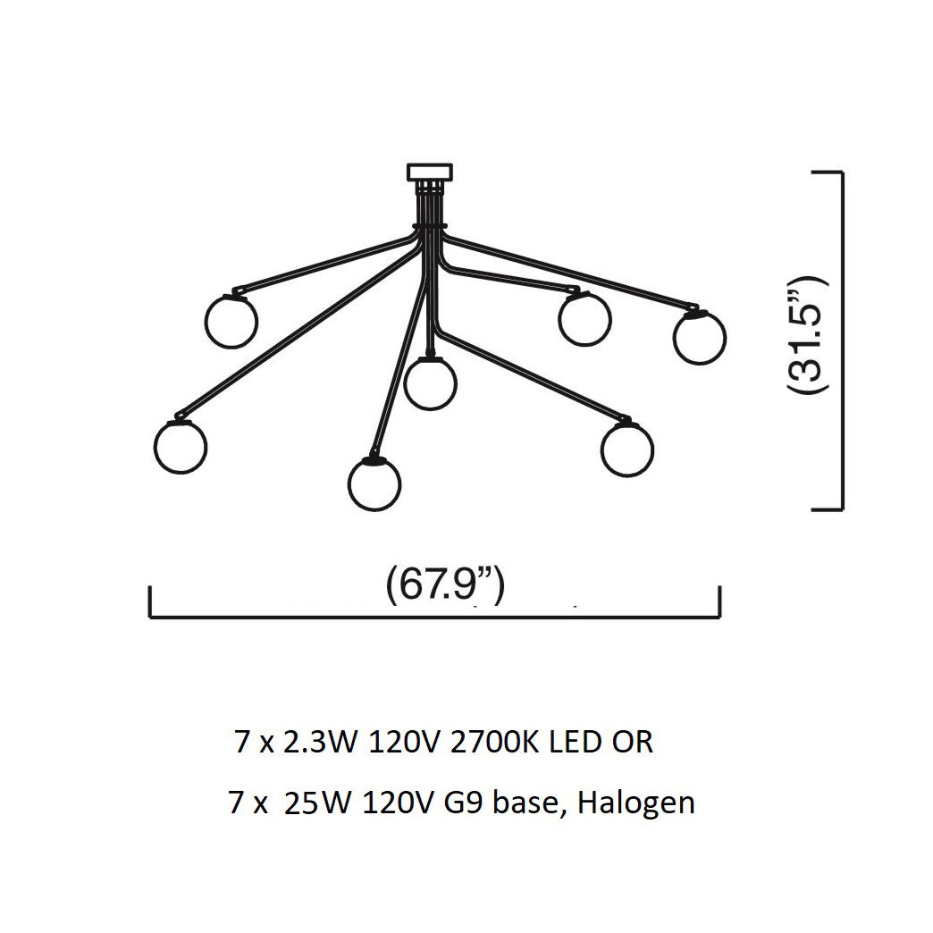 Array Opal Pendant Light