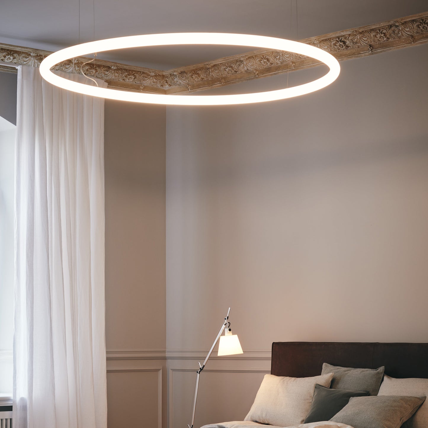 Alphabet of Light Circular Suspension Light