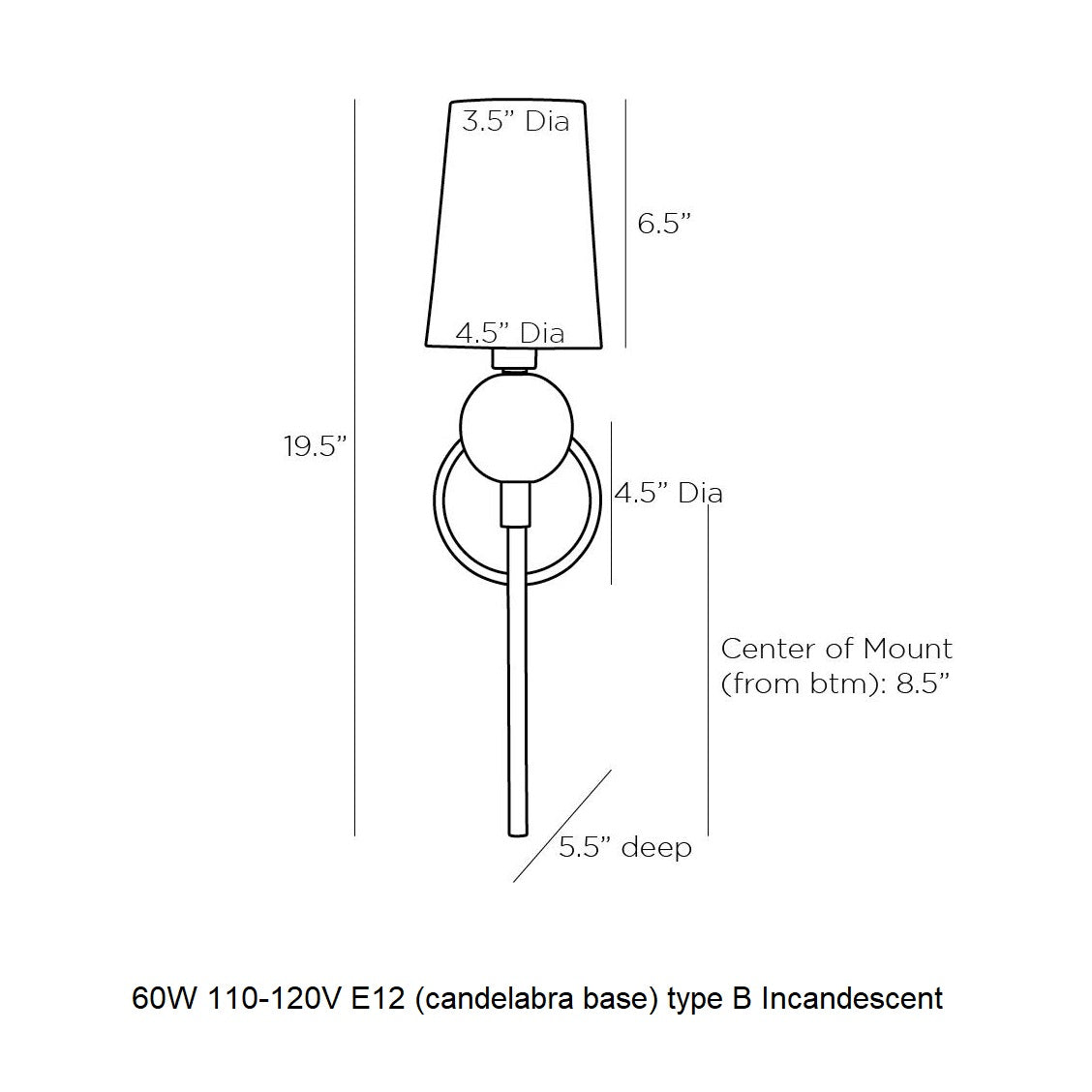 Mendee Wall Sconce