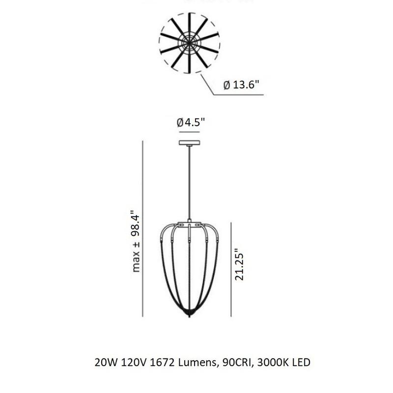 Alysoid Pendant Light